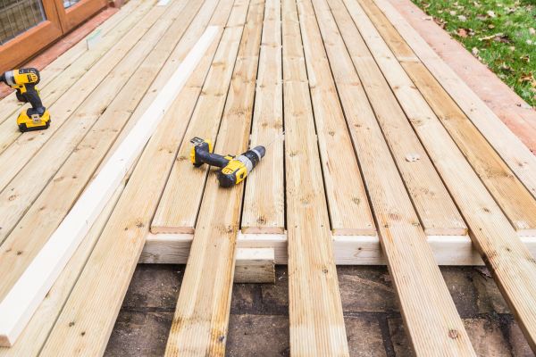 Damaged Deck Boards Repair in Midlothian