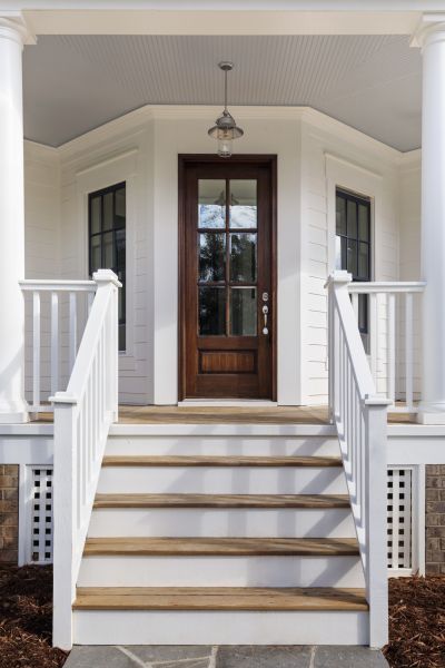 Stoop Railing Installation in Midlothian