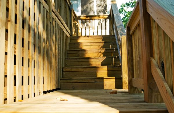 Deck Steps Replacement in Midlothian