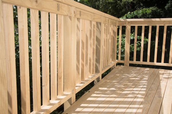 Pine Deck Installation in Midlothian