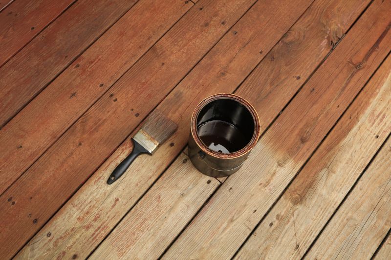Deck Staining Process